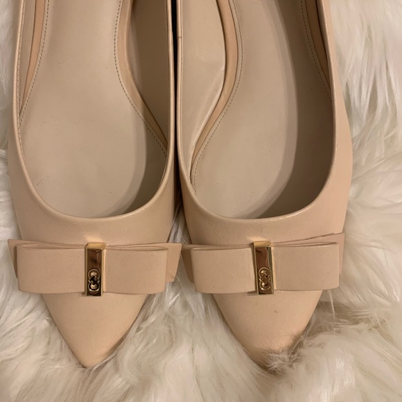 NWOB Size 6.5 COLE HAAN NUDE SKIMMER FLATS - Picture 4 of 8